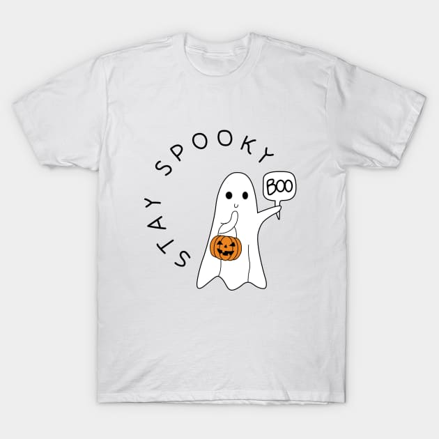 Halloween - Spooky ghost T-Shirt by MoviesAndOthers